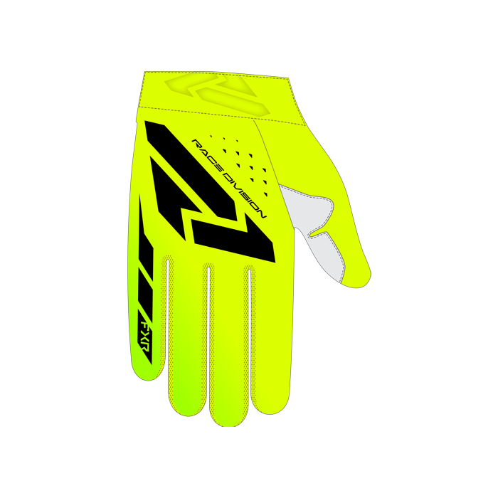 FXR YTH REFLEX MX GLOVE 25 HIVIS/LIME/BLACK