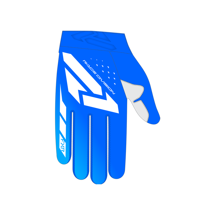 FXR YTH REFLEX MX GLOVE 25 BLUE/WHITE