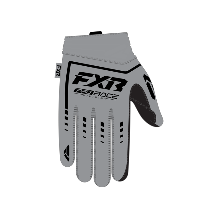 FXR PRIME MX GLOVE 25 GREY/BLACK