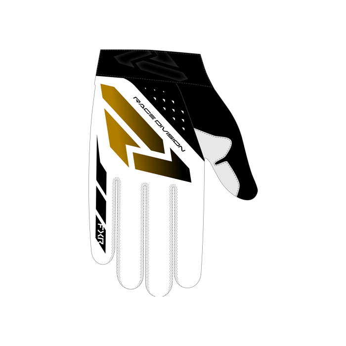 FXR REFLEX AIR MX GLOVE 25 WHITE/BLACK/GOLD