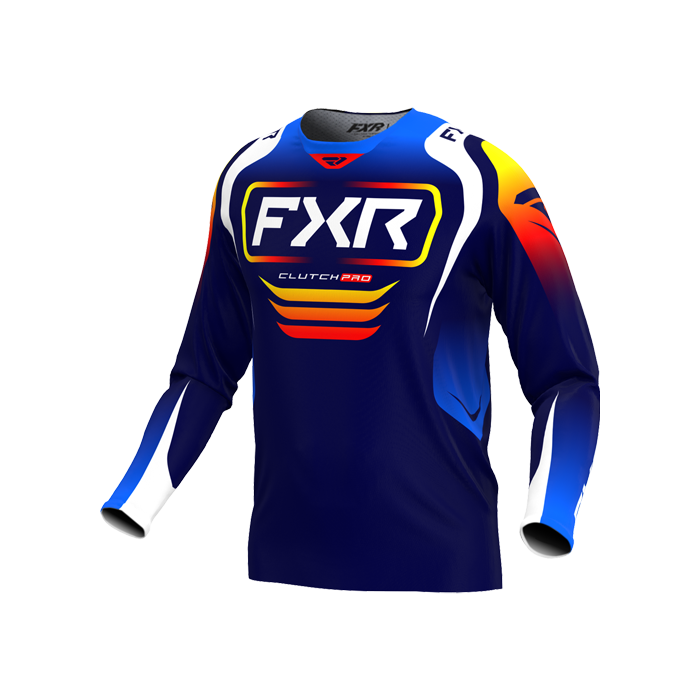 FXR CLUTCH PRO MX JERSEY 25 NAVY/INFERNO