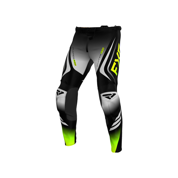 FXR CLUTCH PRO MX PANT 25 BLACK/GREY/HIVIS