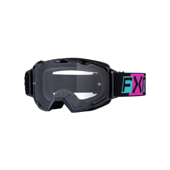 FXR MAVERICK PRIME MX GOGGLE  25 BLACK/PINK - OS