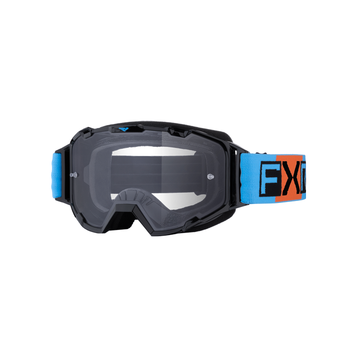 FXR MAVERICK PRIME MX GOGGLE  25 BLACK/BLUE - OS