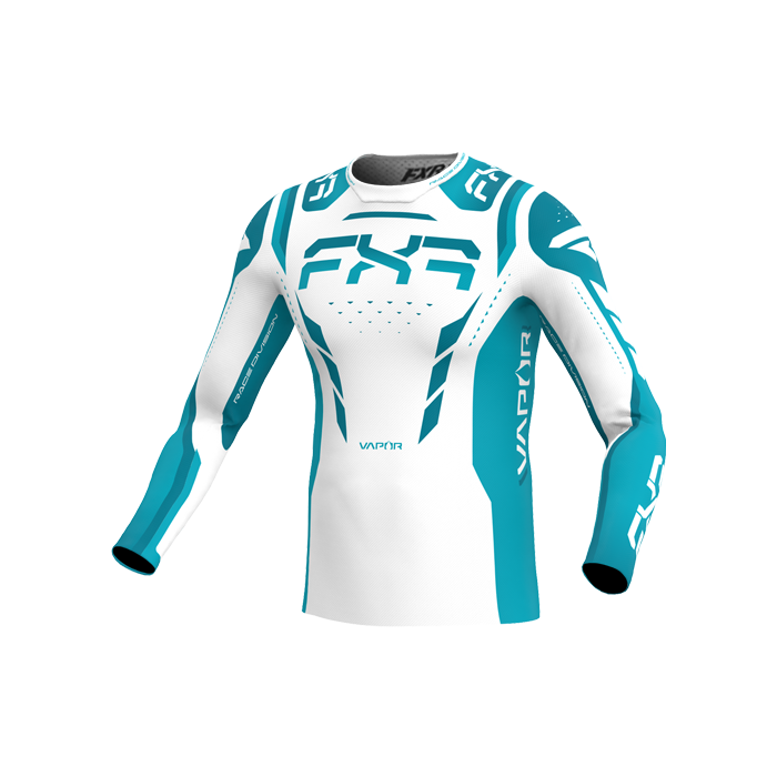 FXR VAPOR AIR MX JERSEY 25 REEF WHITE