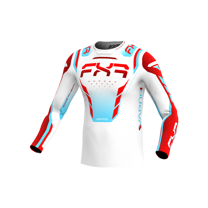 FXR VAPOR AIR MX JERSEY 25 SCORCH WHITE