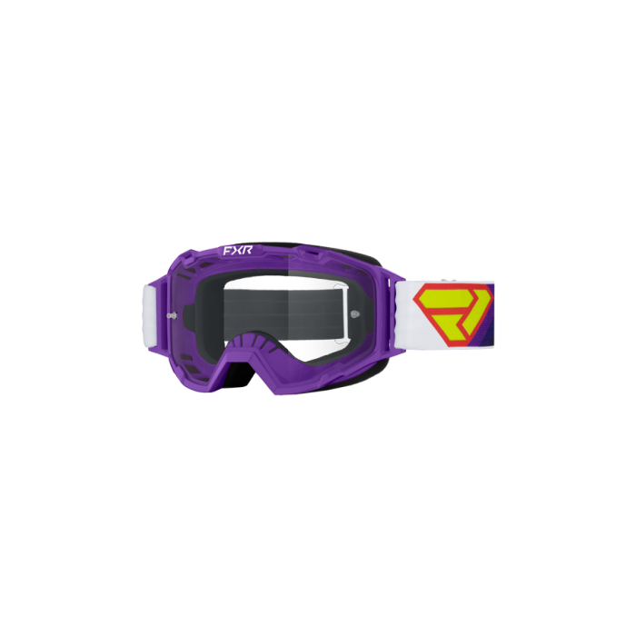 FXR MAVERICK PRIME MX GOGGLE 26 Purple/White/Black - OS