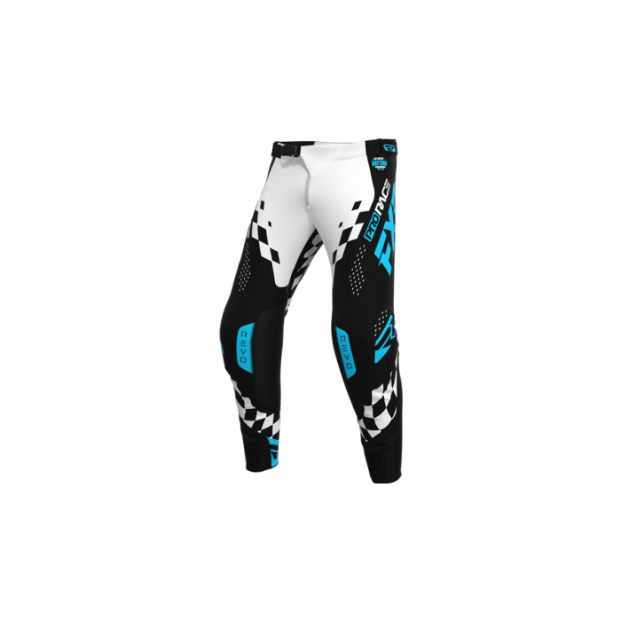 FXR Revo Daytona MX Pant 26.5 Black/White/Sky