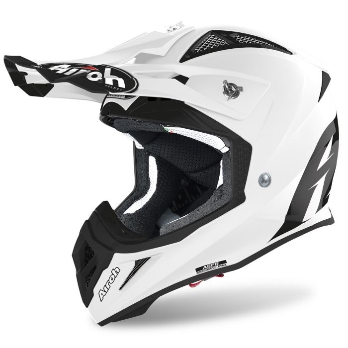 Airoh Helmet Aviator Ace Color white gloss