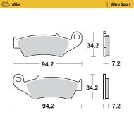 MMT Nitro Racing P Fr. YZ+F98-07 CR+F95-.. KX+F94-.. RM+Z96-