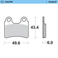 MMT Brake Pad Front Trial Racing GP Beta, GG, Sherco
