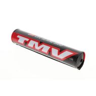 TMV Traditional Handlebar Pad - Black/Red Logo