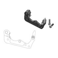 MMT Adapter HVA Magura Factory front 260mm -240mm Black