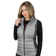 FXR Women Phoenix Quilted Vest 24 Grey/Charcoal