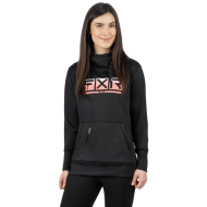 FXR Women Podium Tech Po Hoodie 24 Black/Muted Melon