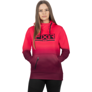 FXR Women Podium Tech Po Hoodie 24 Razz-Merlot Fade