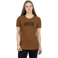 FXR Women Podium Prem Shirt 24 Copper/Black