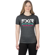 FXR Women Race Division Prem Shirt 24 Char Hthr/Mint-Raz