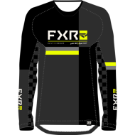 FXR M Proflex Upf Ls Jersey 24 Black/Hi-Vis