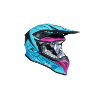 Just1 Helmet J-39 Thruster Petrol Blue/Fuxia/Black