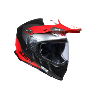 Just1 Helmet J-34 Pro Outerspace Fluo Red/Black