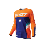 Shot Jersey Kids Raw Tracer Neon Orange