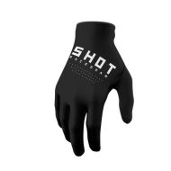 Shot Gloves Raw Black