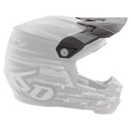 6D ATR-2 Helmet Visor Super Patriot Blac
