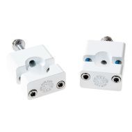 Timeless Handlebar Clampset White 22mm Pitbike