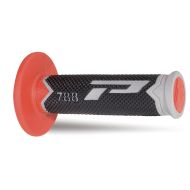 Progrip 788 Triple Density Grips - Grey/Black/Red