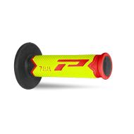 Progrip 788 Triple Density Grips - Red/FluoYellow/Black