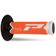 Progrip 788 Triple Density Grips - White/FluoOrange/Black