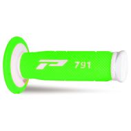Progrip 791 Double Density Grips - White/FluoGreen