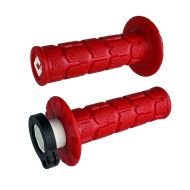 ODI ROGUE Off-Road Lock-On Grip Set - Dark Red