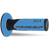 Progrip 801 Double Density Grips - Black/Light Blue
