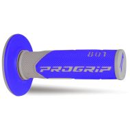 Progrip 801 Double Density Grips - Grey/Blue