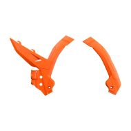 Polisport Frame Prot Fits for KTM SX/SXF 23-.. EXC 24 Orange