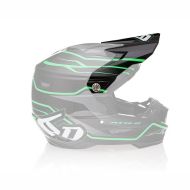 6D ATR-2 Visor Phase Black/Green Gloss