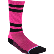 FXR Turbo Athletic Sock Elec Pink/Ocean- L/XL
