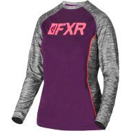 FXR Women Helium X Tech Longsleeve Plum/Coral 
