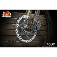 MMT Front Brake Flame disc - Bicycle 203x2,0x16,5mm (black lac.cent)