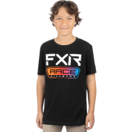 FXR Yth Race Div. Prem Shirt 24 BK/Spectrum