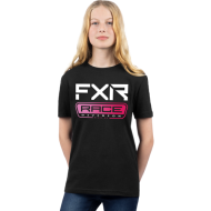 FXR Yth Race Div. Prem Shirt 24 BK/Razz