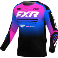 FXR CLUTCH MX JERSEY 25 BLACK/BLUE/PINK