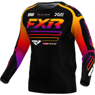 FXR CLUTCH MX JERSEY 25 BLACK/SPECTRUM