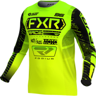 FXR YTH PODIUM MX JERSEY 25 HIVIS/LIME/BLACK