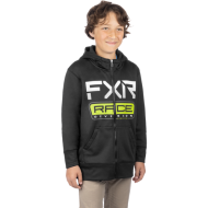 FXR Yth Race Div. Tech Hoodie 24 BK/Hi Vis