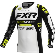 FXR Revo Daytona MX Jersey 26.5 Black/White/HiVis