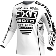 FXR Podium Glad. Mx Jersey 24 Wh/BK