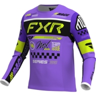 FXR Podium Gladiator MX Jersey 26.5 Purple/Black/HiVis